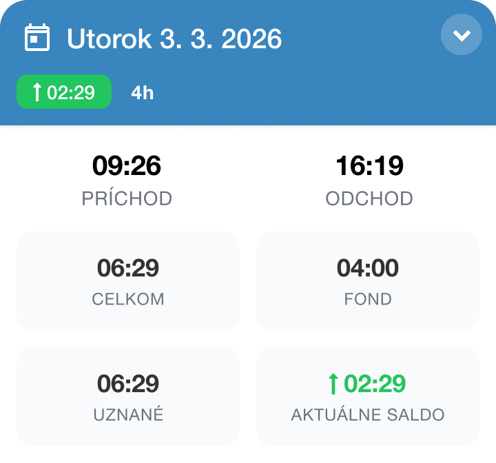 Dochádzka